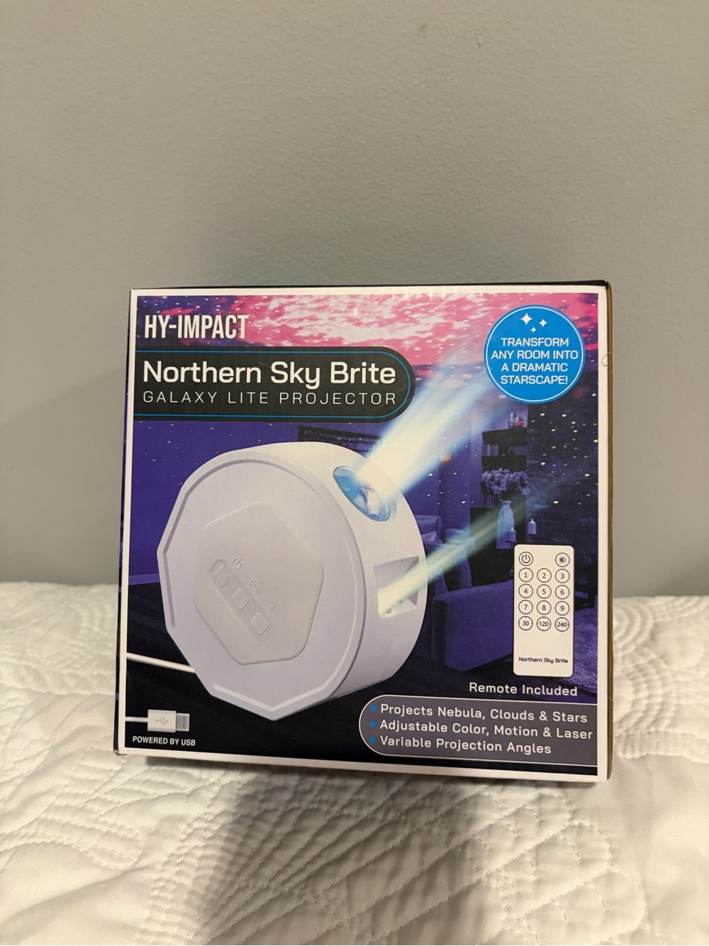 Northern Sky Brite Galaxy Lite Projector - White